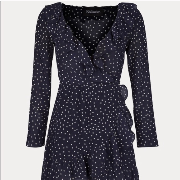 Realisation Par Alexandra Dress In Navy Star XS - Picture 4 of 7